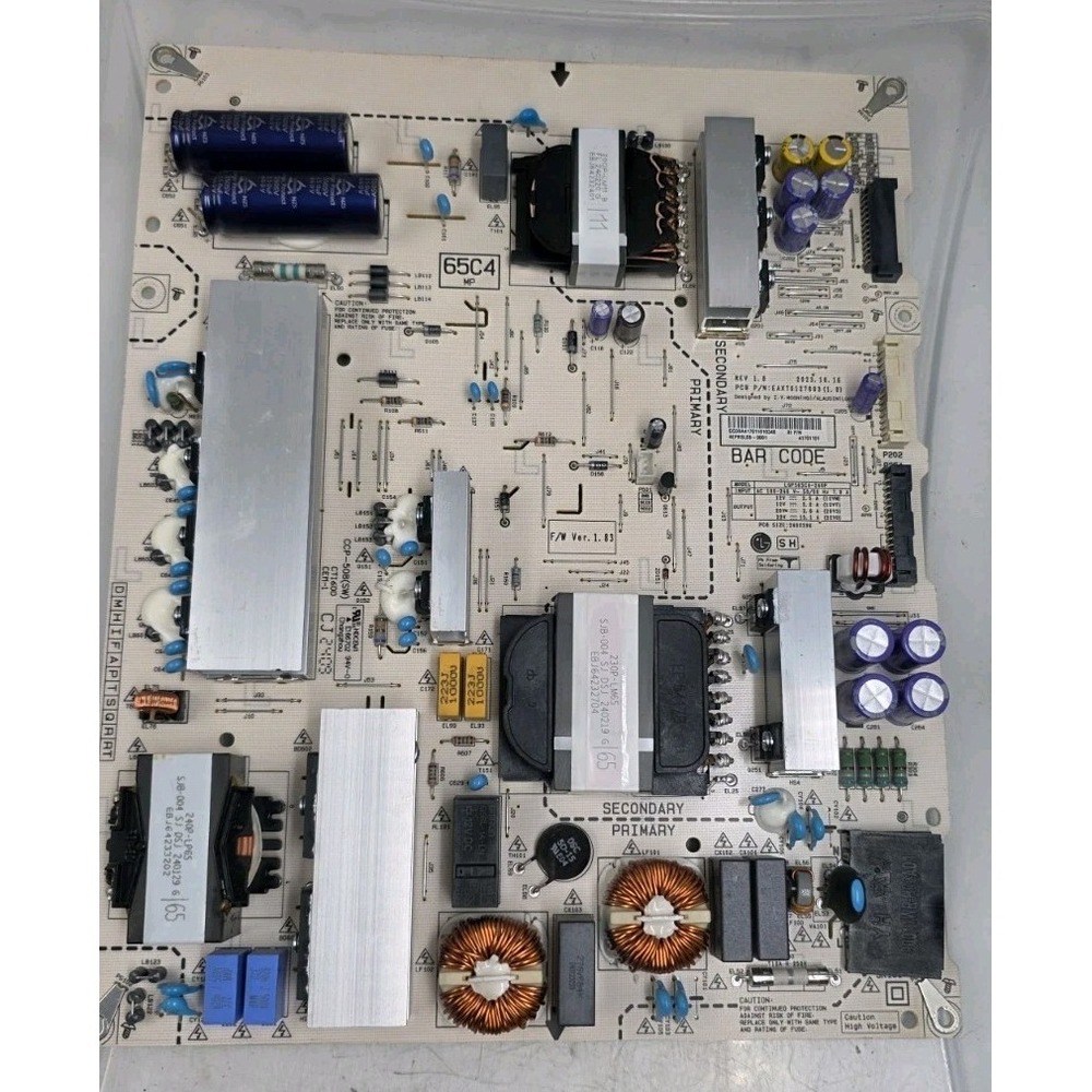 LG  OLED65C4PUA POWER SUPPLY EAX70127603(1.0) 41701101 Untested